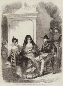 Une scène à Madrid, le général O